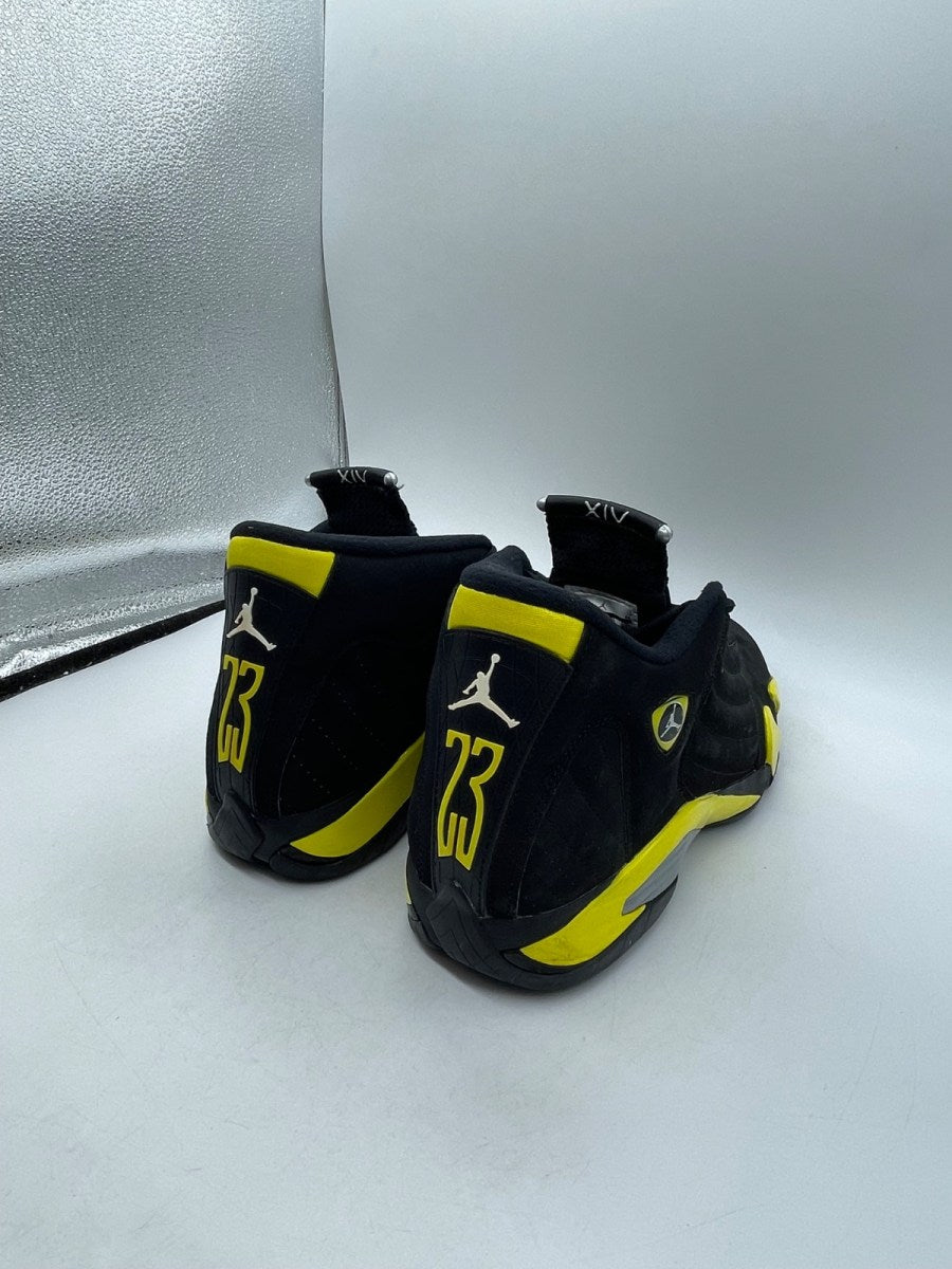 Jordan 14 Retro Thunder 13 (Moderately Worn Pre-Owned)JordanBlack/Vibrant Yellow-White - Image 5