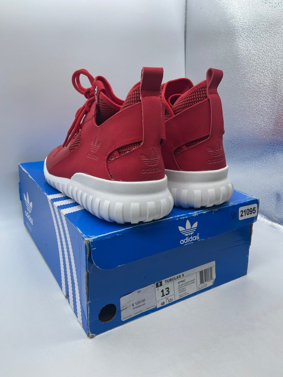 Adidas Tubular X 'Collegiate Red' 13 (Moderately Worn Pre-Owned) - Image 4