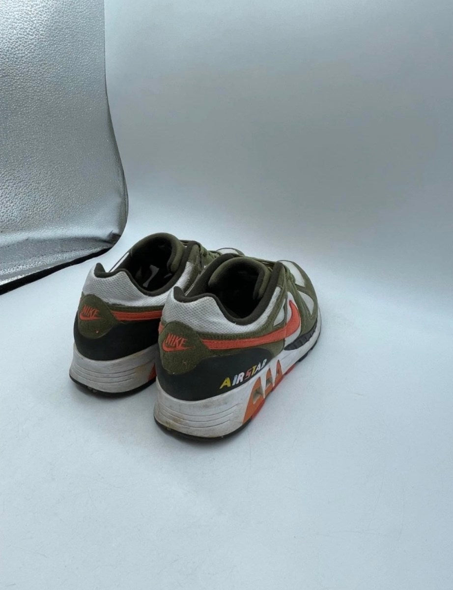 Nike Air Stab Sable Green Wild Mango 7 (Heavily Worn Pre-Owned)NikeWhite/Wild Mango-Pilgrim-Sable Green - Image 3