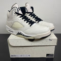Jordan 5 Retro SE Sail 11 (Moderately Worn Pre-Owned)JordanSail/Black/Light Orewood Brown/Coconut Milk - Image 1
