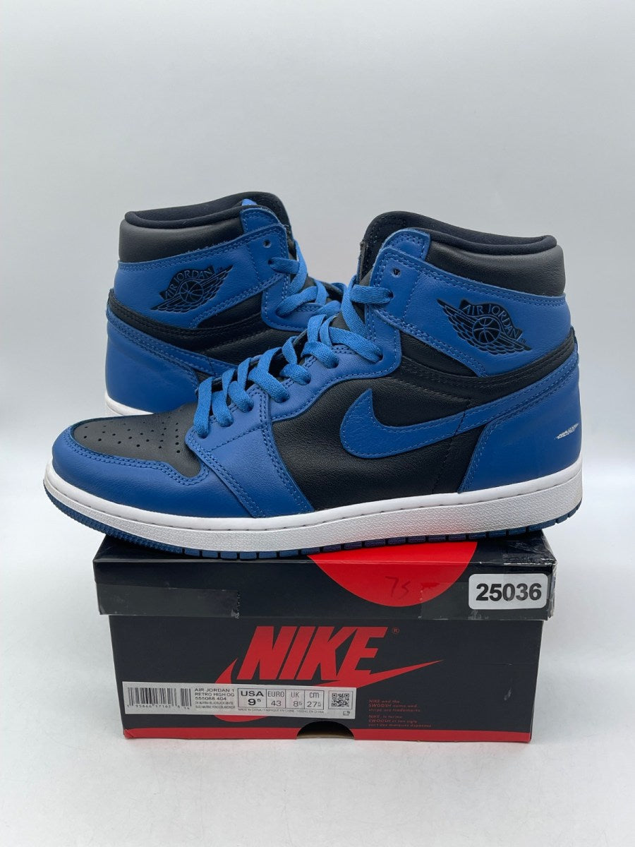 Jordan 1 Retro High OG Dark Marina Blue 9.5 (Moderately Worn Pre-Owned)JordanDark Marina Blue/Black-White - Image 1