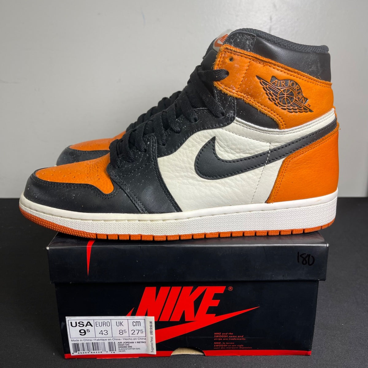 Jordan 1 Retro Shattered Backboard (Size 9.5) - Image 3