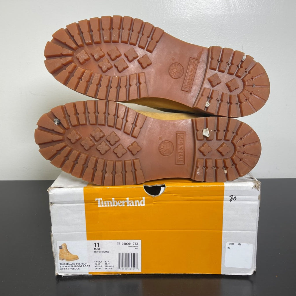 Timberland 6" Premium Waterproof Boot Wheat 11 (Moderately Worn Pre-Owned)TimberlandWheat/Black - Image 5