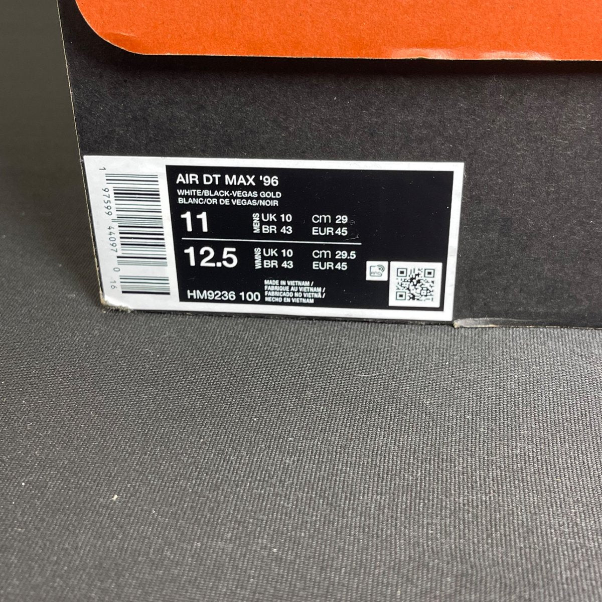Nike Air DT Max '96 Colorado Away White Black (Size 11) - aux