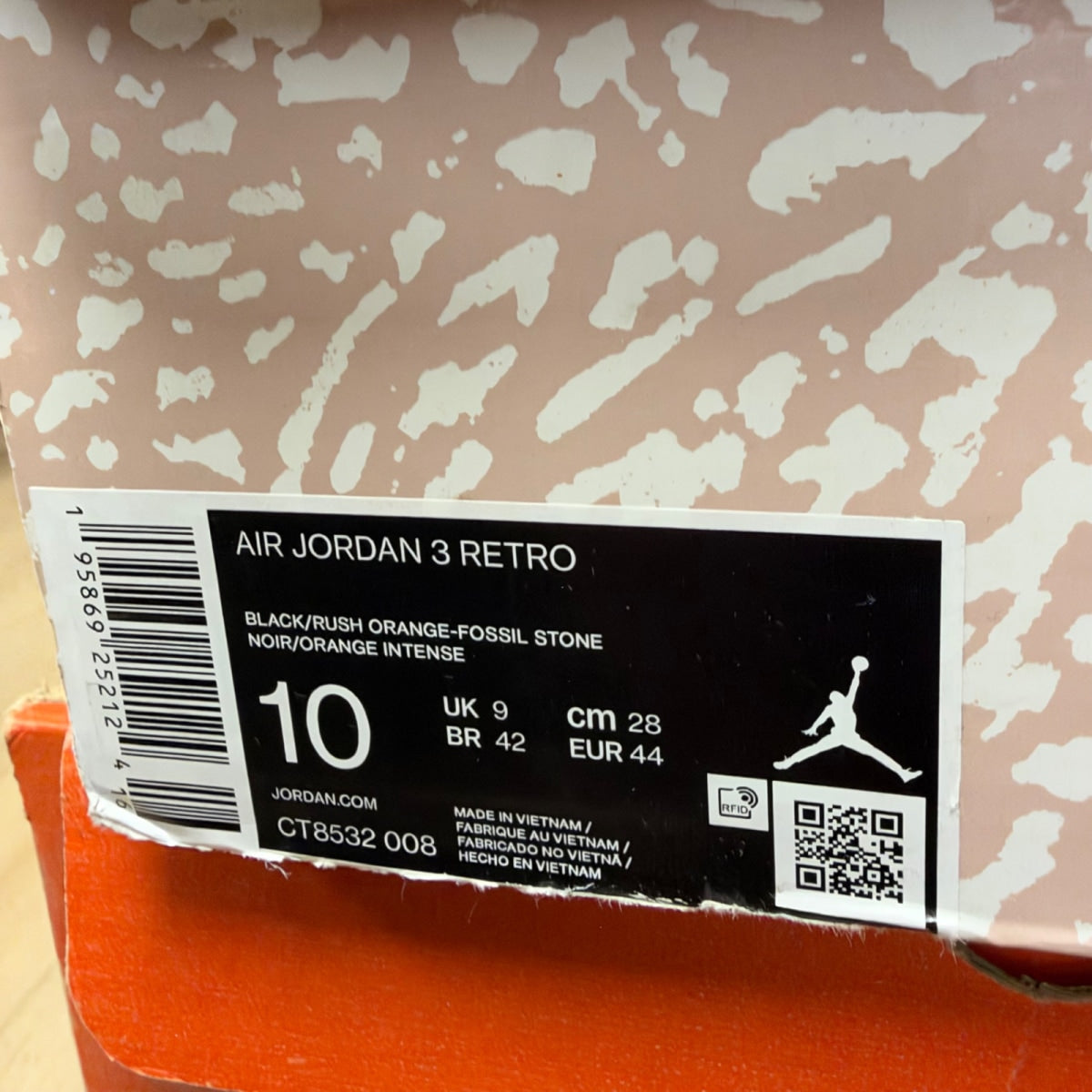 Jordan 3 Retro Desert Elephant (Size 10) - Image 7