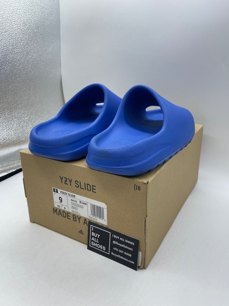adidas Yeezy Slide Azure 9 (Moderately Worn Pre-Owned) - Image 5