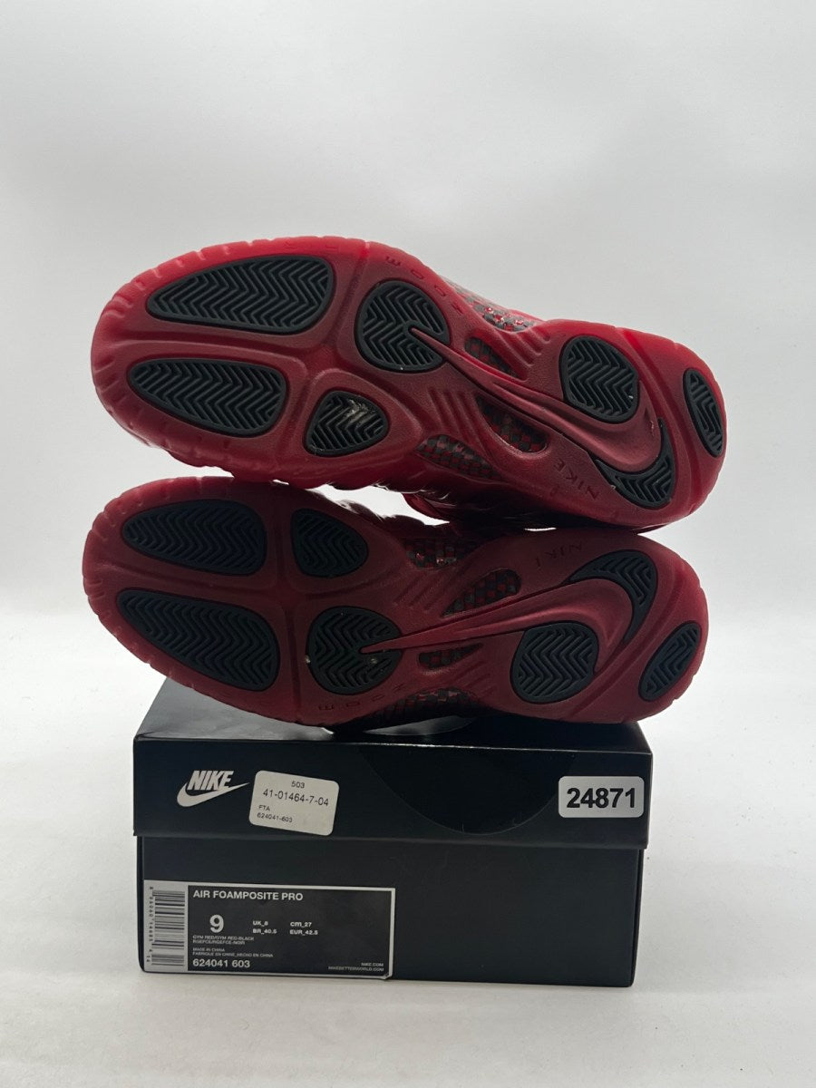 Nike Air Foamposite Pro Red October 9 (Lightly Worn Pre-Owned)NikeGym Red/Gym Red-Black - Image 8