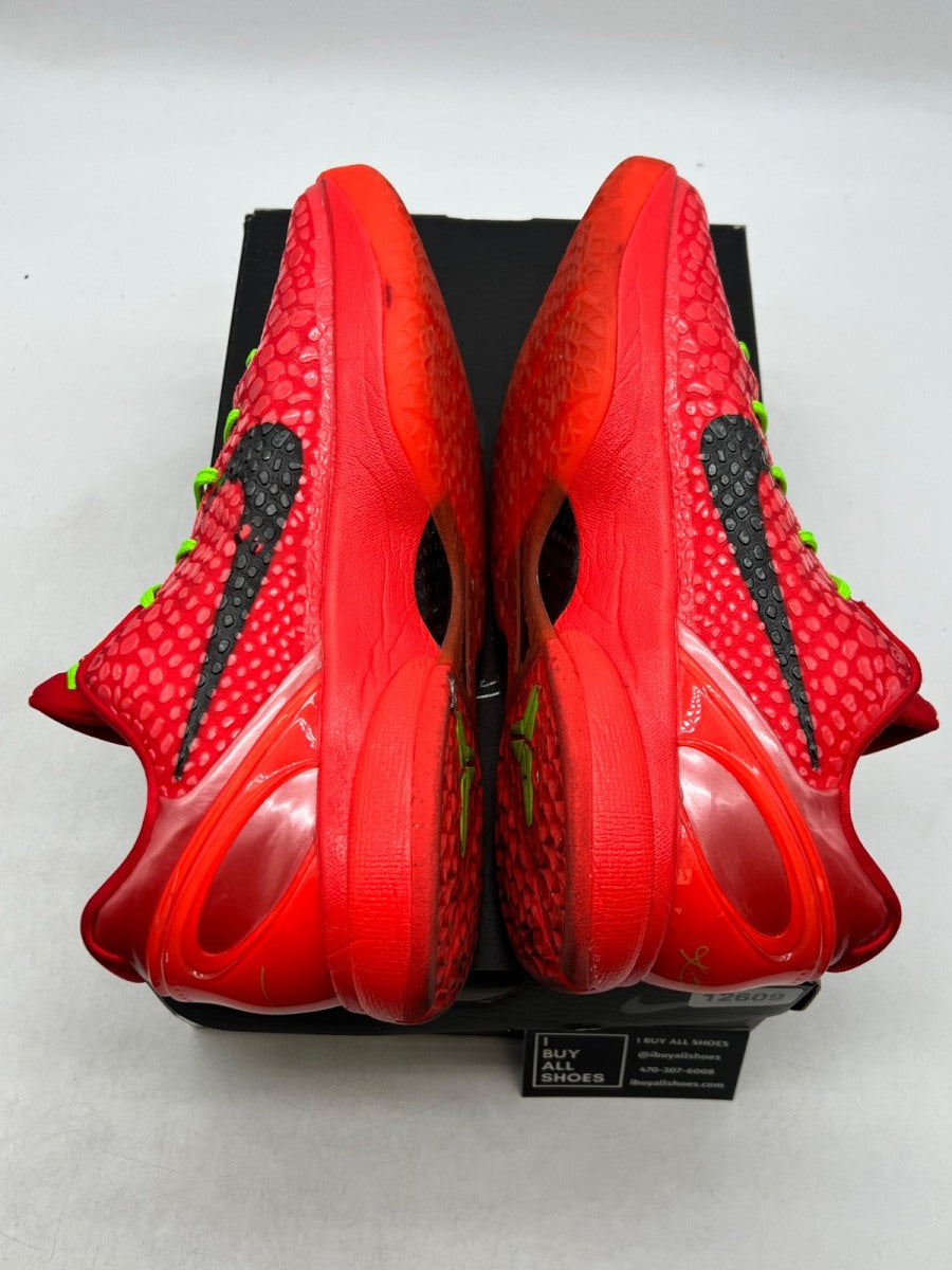 Nike Kobe 6 Protro Reverse Grinch 12 (Lightly Worn Pre-Owned) - Image 7