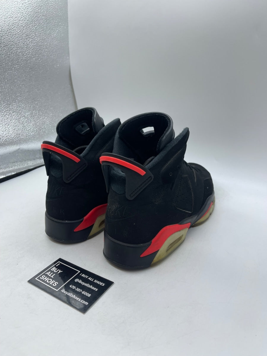 Jordan 6 Retro Black Infrared (2019) 9.5 (Heavily Worn Pre-Owned) - Image 5