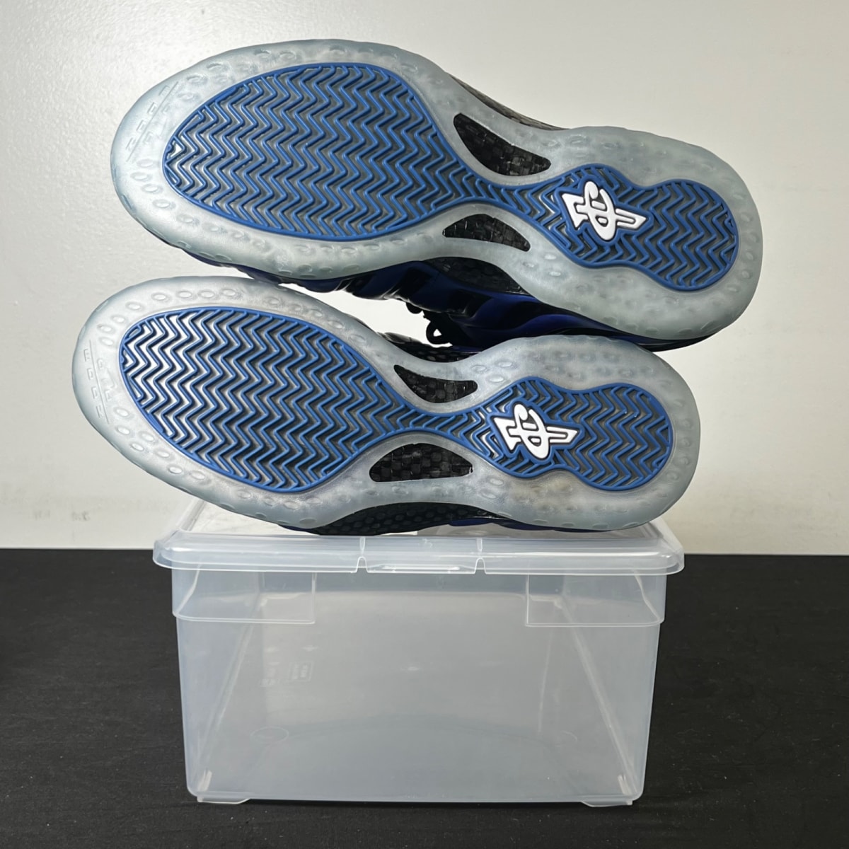 Nike Air Foamposite One Sharpie 10.5 (New Pre-Owned)NikeBlack/Varsity Royal-White - Image 5