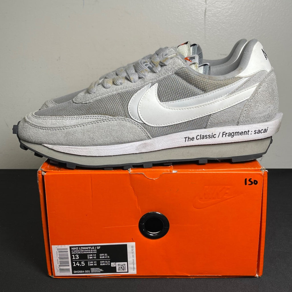 Nike LD Waffle SF sacai Fragment Grey (Size 13) - Image 3