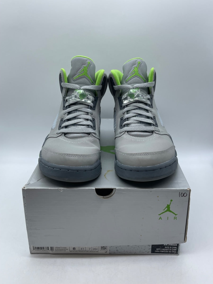 Jordan 5 Retro Green Bean (2022) 8 (Moderately Worn Pre-Owned) - Image 2