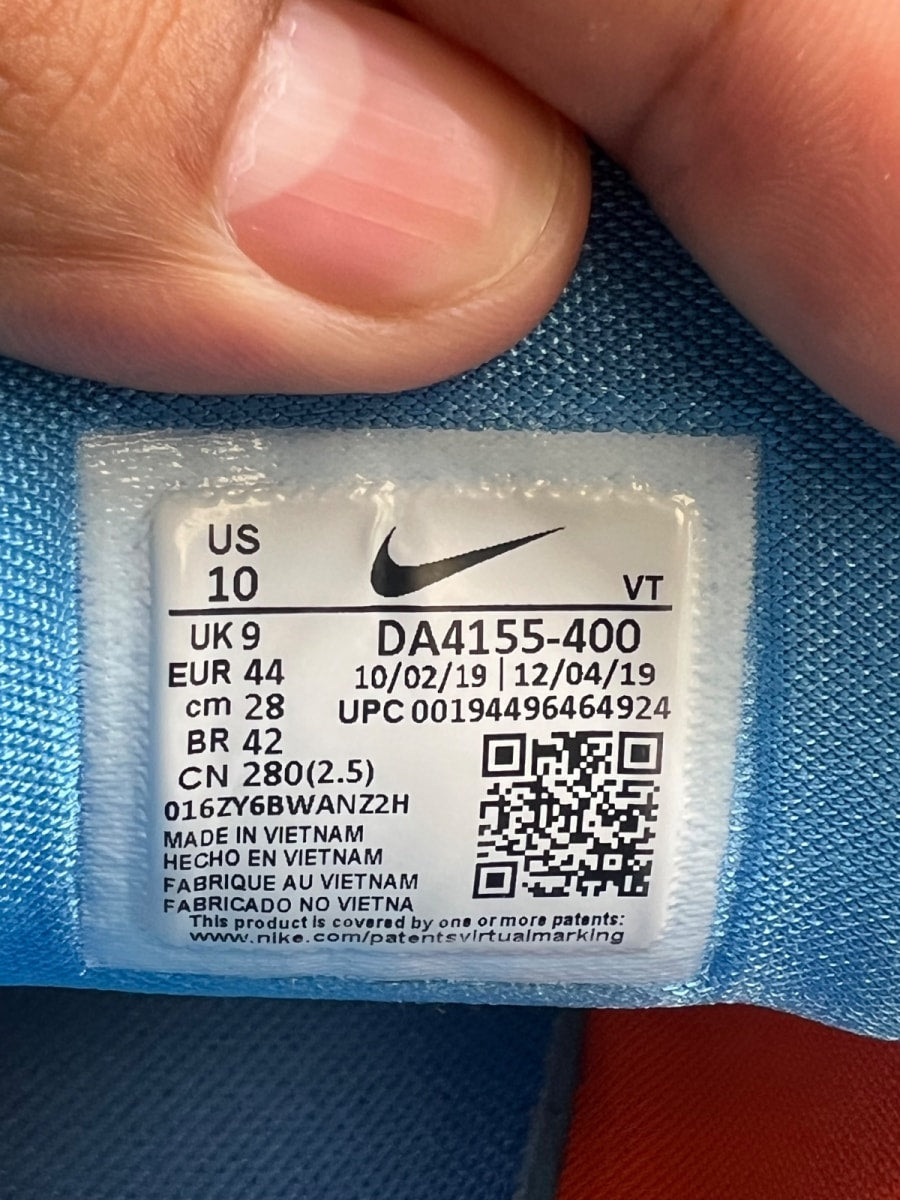 Nike Air Max 720 OBJ Slip University Blue 10 (Moderately Worn Pre-Owned) - Image 9