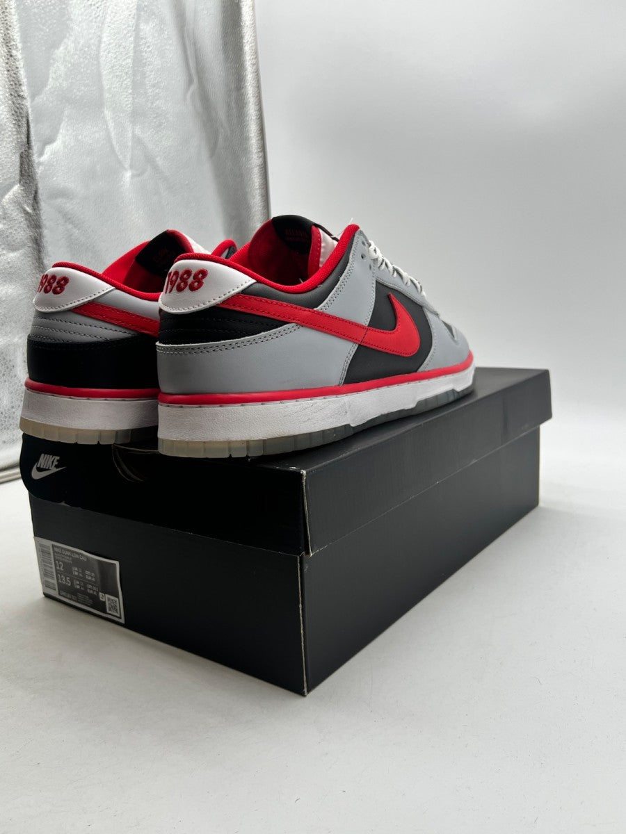 Nike Dunk Low Clark Atlanta University 12 (Lightly Worn Pre-Owned)NikeBlack/Classic Charcoal/White-Team Scarlet - Image 5