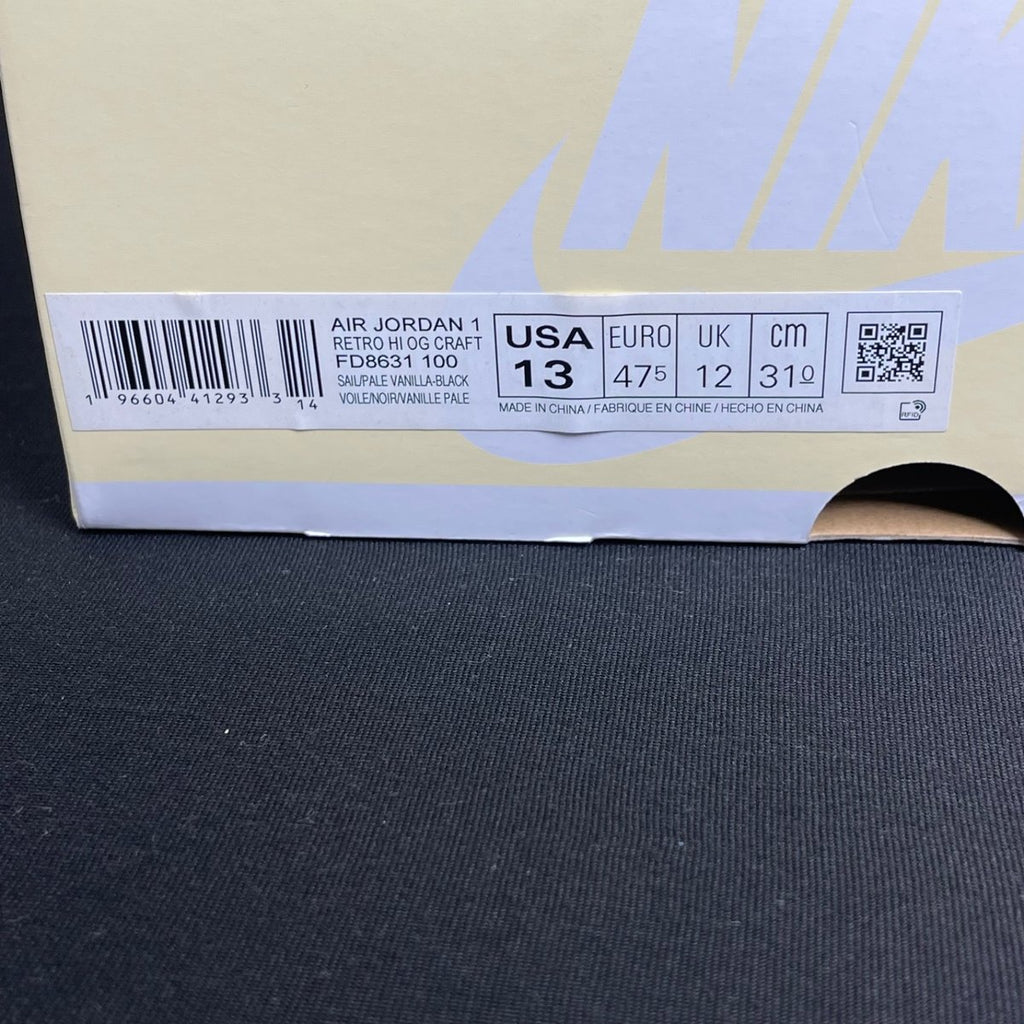 Jordan 1 Retro High OG Craft Vibrations Of Naija (Size 13) - aux
