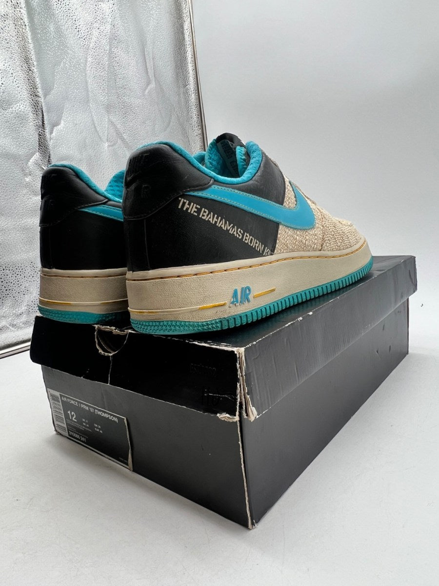 Nike Air Force 1 Low PRM Thompson Original Six 12 (Heavily Worn Pre-Owned)NikeTweed/Chlorine-Baroque Brown - Image 3