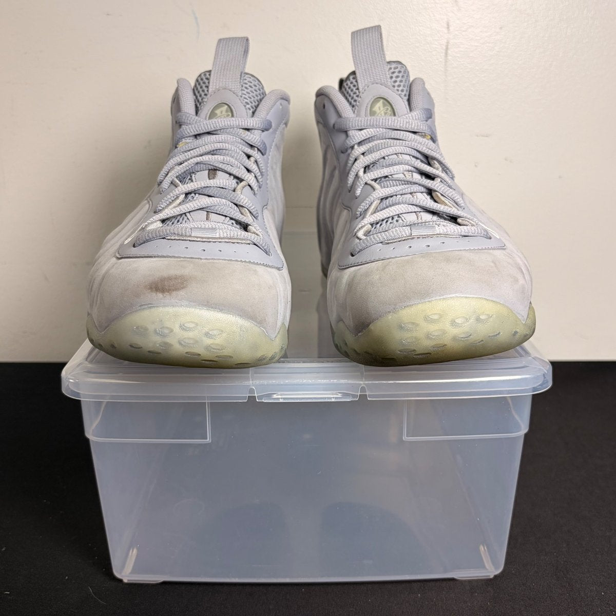 Nike Air Foamposite One Wolf Grey Suede (Size 12) - aux