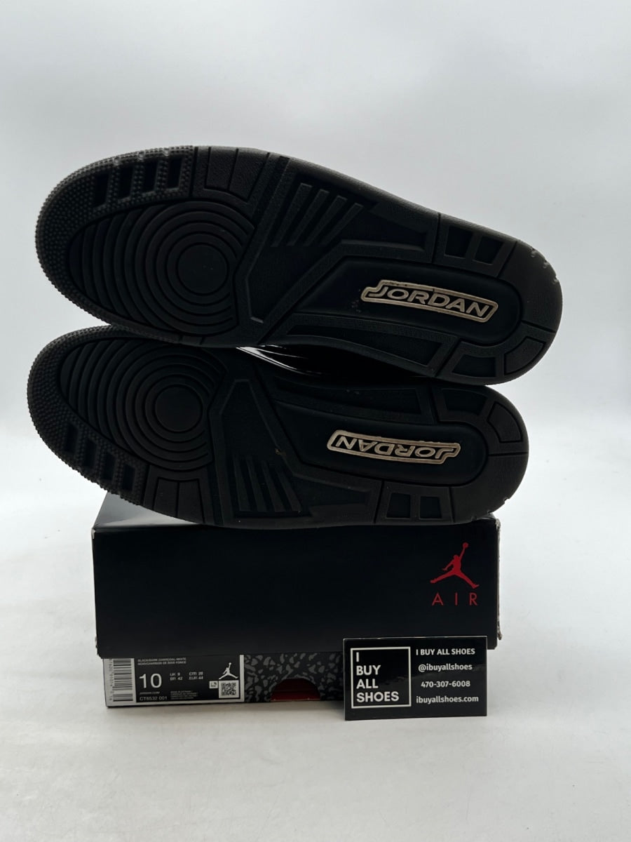 Jordan 3 Retro Black Cat (2025) 10 (Lightly Worn Pre-Owned) - Image 8