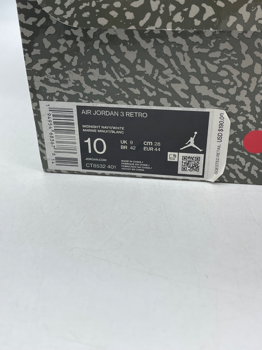 Jordan 3 Retro Georgetown (2021) 10 (Moderately Worn Pre-Owned) - Image 9