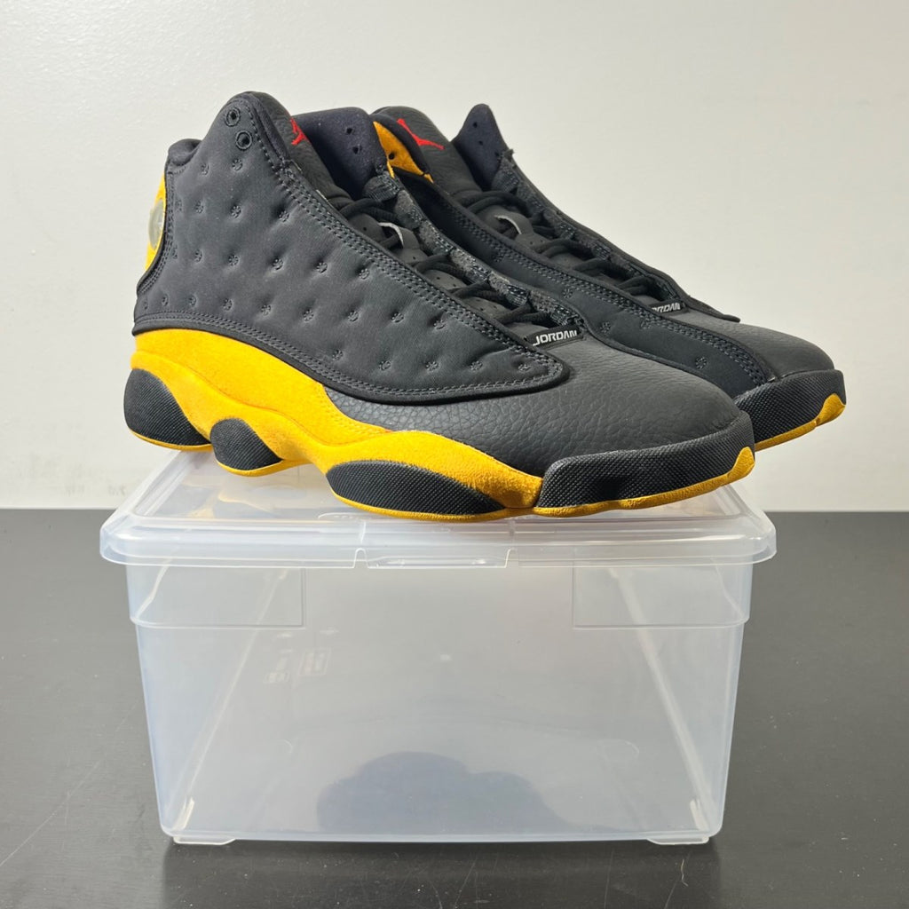 Jordan 13 Retro Carmelo Anthony Class Of 2002 (B-Grade) 11 (Lightly Worn Pre-Owned)JordanBlack/University Red-University Gold - Image 1