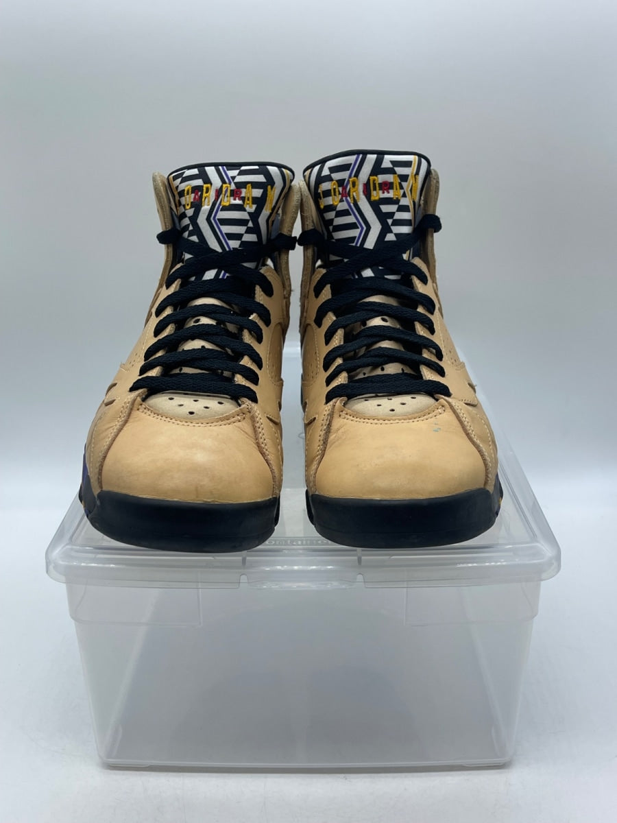 Jordan 7 Retro SE Vachetta Tan 9 (Moderately Worn Pre-Owned)JordanVachetta Tan/Black/Taxi/Dark Concord - Image 2