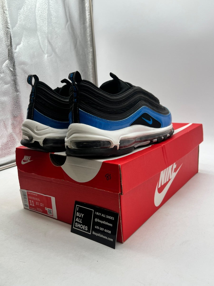 Nike Air Max 97 Black Blue Nebula 11 (Lightly Worn Pre-Owned) - Image 5