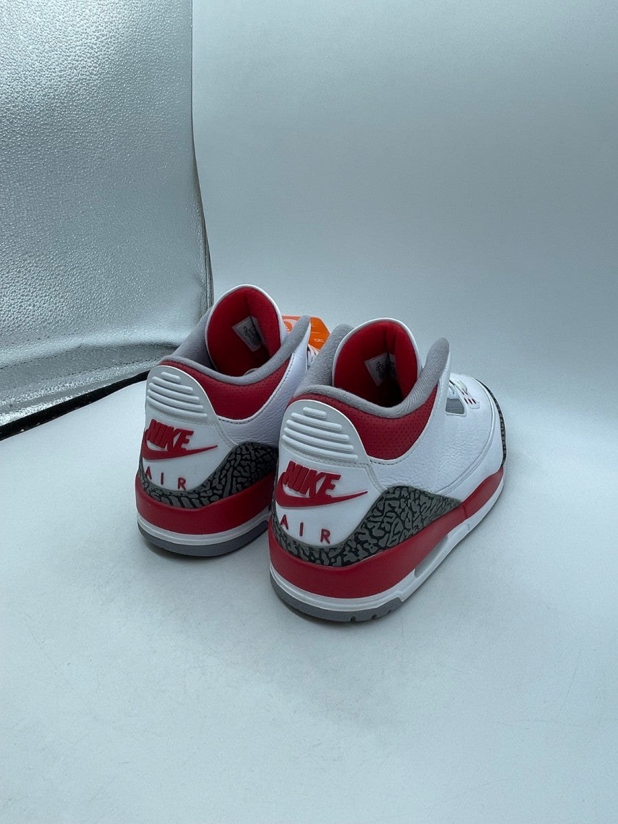 Jordan 3 Retro Fire Red (2022) 13 (Moderately Worn Pre-Owned)JordanWhite/Fire Red/Cement Grey/Black - Image 5