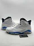 Jordan 6 Retro Sport Blue (2014) 12 (Lightly Worn Pre-Owned) - Image 1