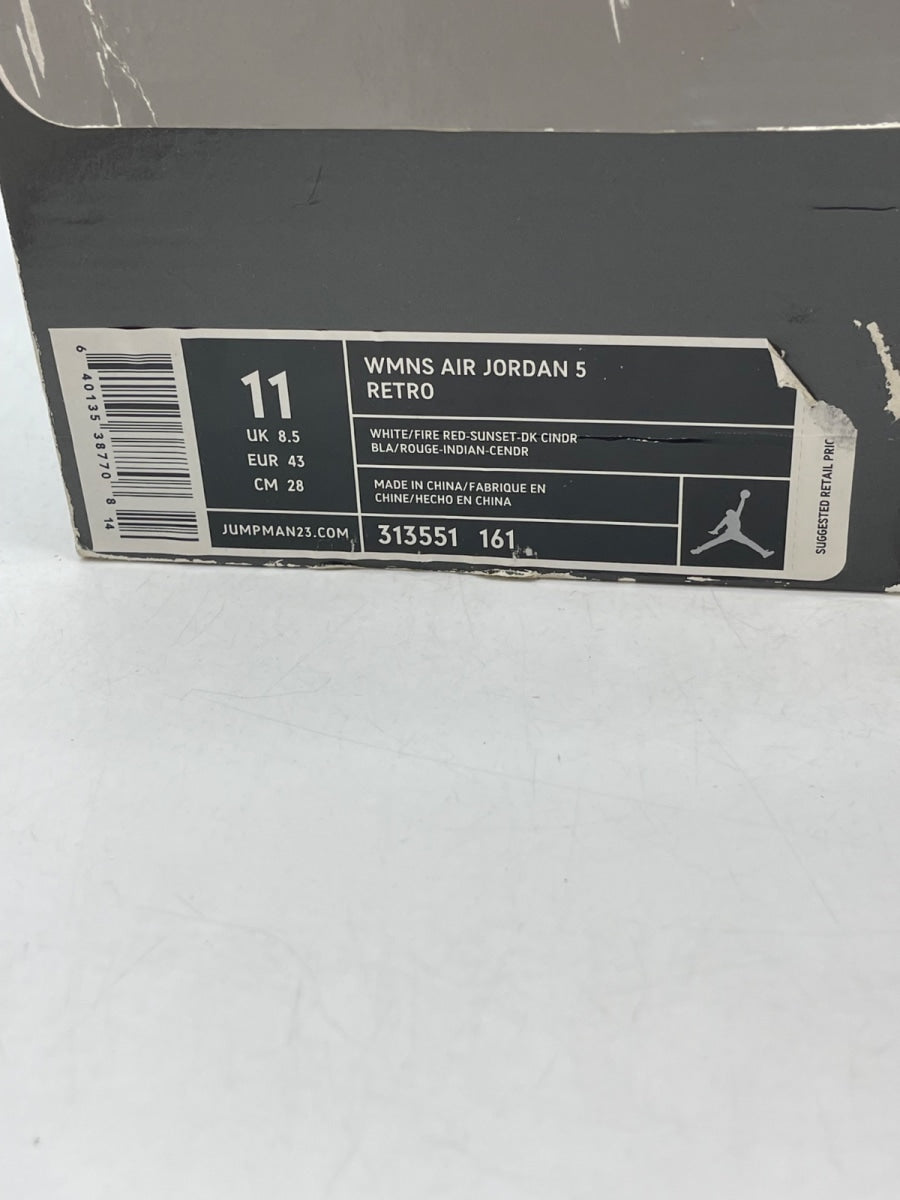 Wmns Air Jordan 5 Retro 'Sunset' 11 (Moderately Worn Pre-Owned)Air Jordan - Image 9