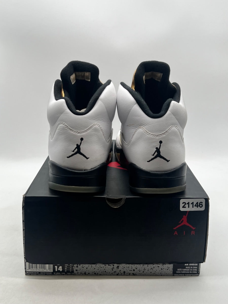 Jordan 5 Retro Olympic (2016) 14 (Heavily Worn Pre-Owned) - Image 5