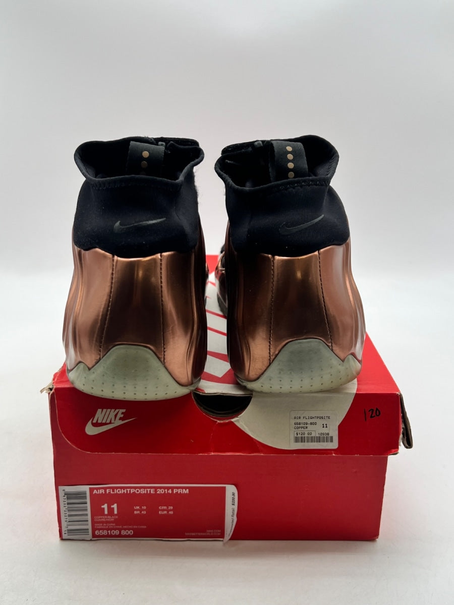 Nike Air Flightposite Copper (2014) 11 (Lightly Worn Pre-Owned)NikeCopper/Black - Image 3