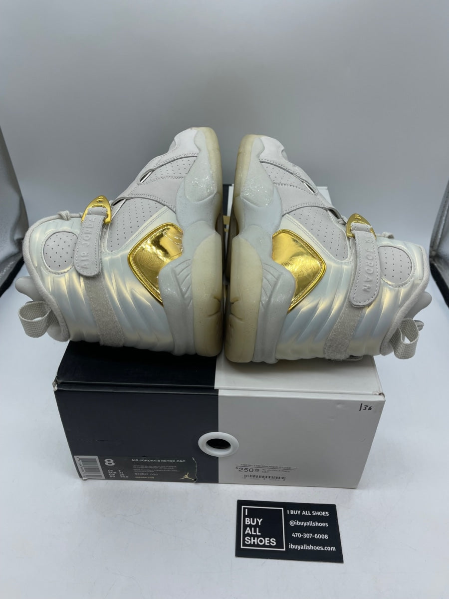 Jordan 8 Retro Champagne 8 (Moderately Worn Pre-Owned) - Image 6