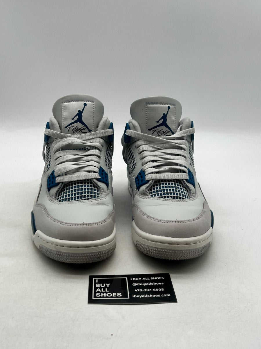 Jordan 4 Retro Military Blue (2024) 9.5 (Lightly Worn Pre-Owned) - Image 3