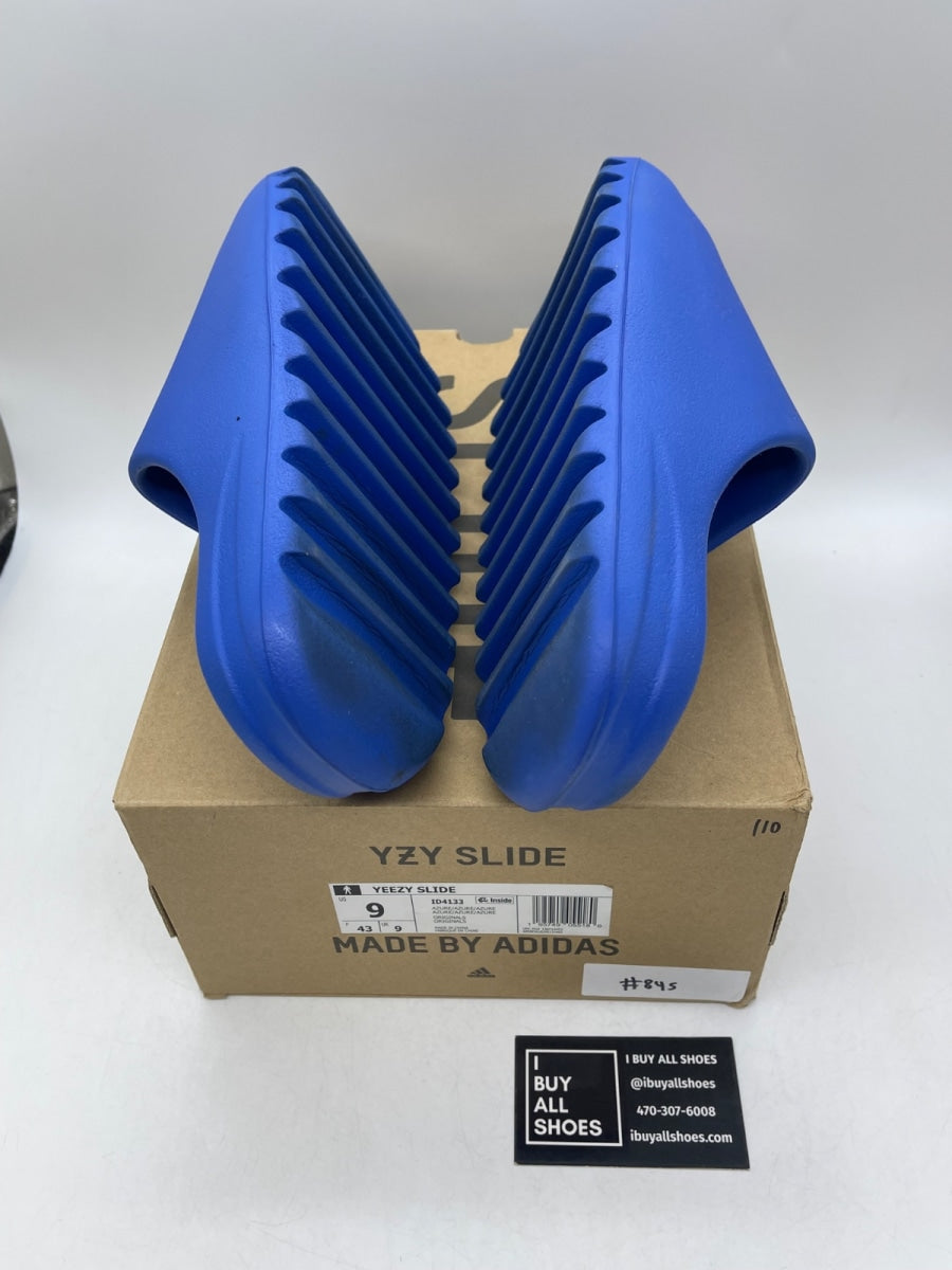 adidas Yeezy Slide Azure 9 (Moderately Worn Pre-Owned) - Image 6
