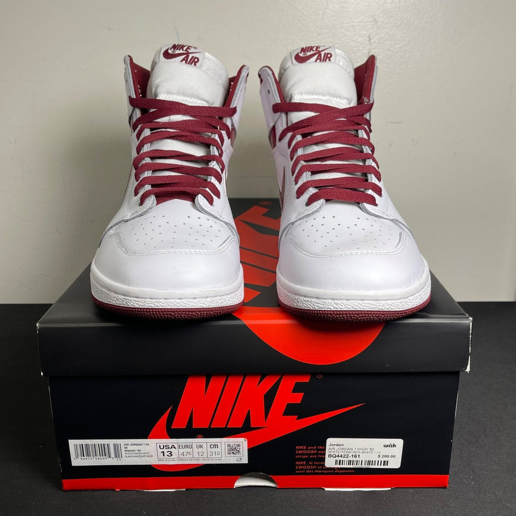 Jordan 1 Retro High '85 OG Metallic Burgundy (Size 13) - aux