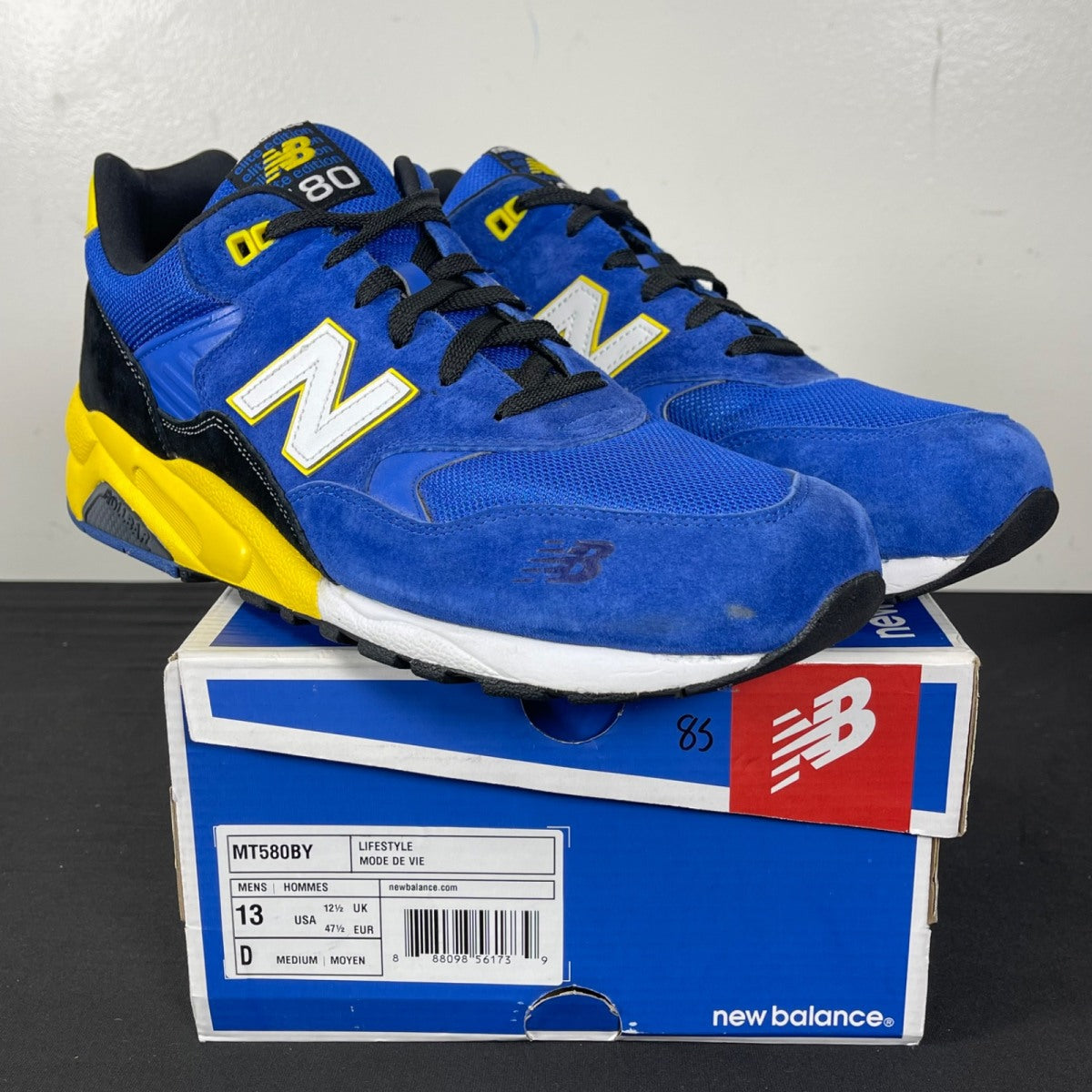 New Balance MT580 Racing Pack 13 (Moderately Worn Pre-Owned)New BalanceBlue/Yellow - Image 1