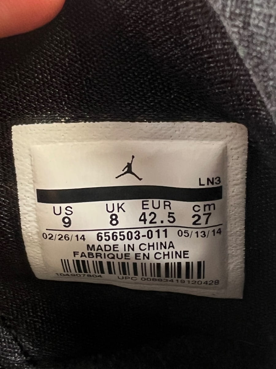 Jordan Future Black Ice 9 (Lightly Worn Pre-Owned) - Image 7
