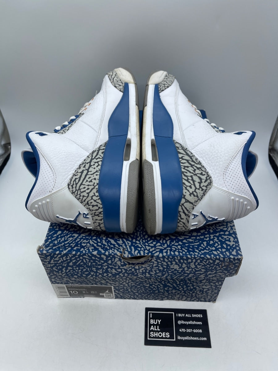 Jordan 3 Retro Wizards 10 (Moderately Worn Pre-Owned) - Image 6