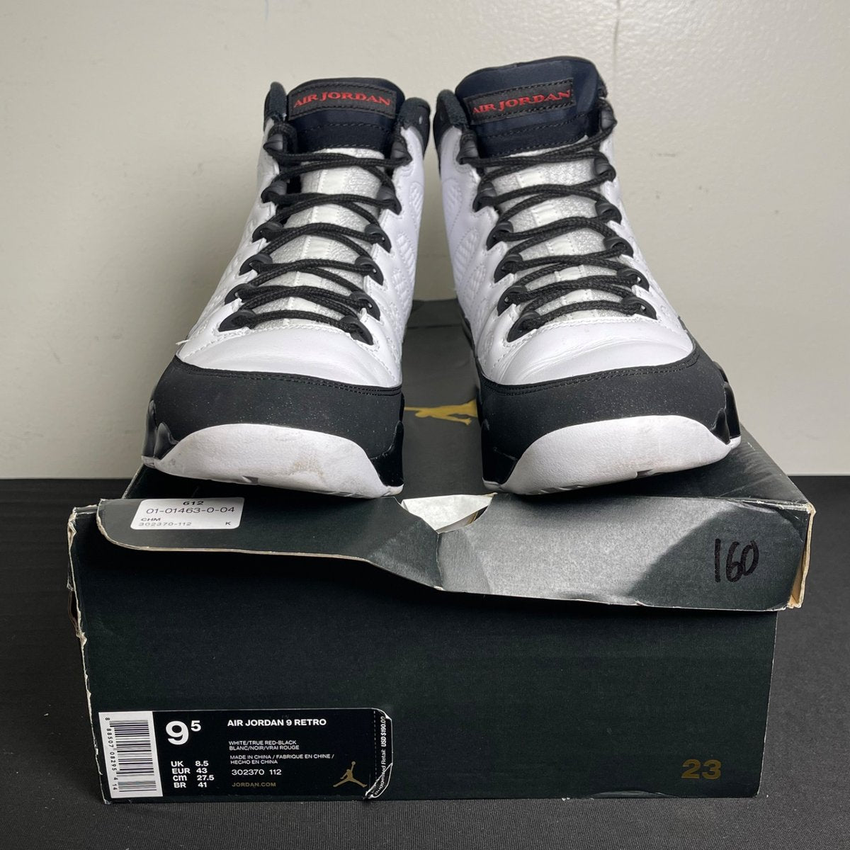 Jordan 9 Retro OG (2016) (Size 9.5) - aux