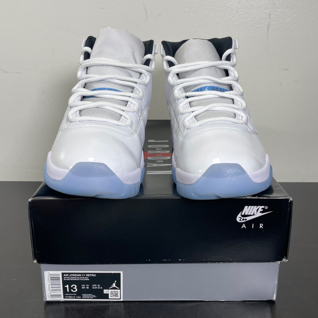 Jordan 11 Retro Legend Blue (2024) 13 (Moderately Worn Pre-Owned)JordanWhite/Legend Blue/Black - Image 2