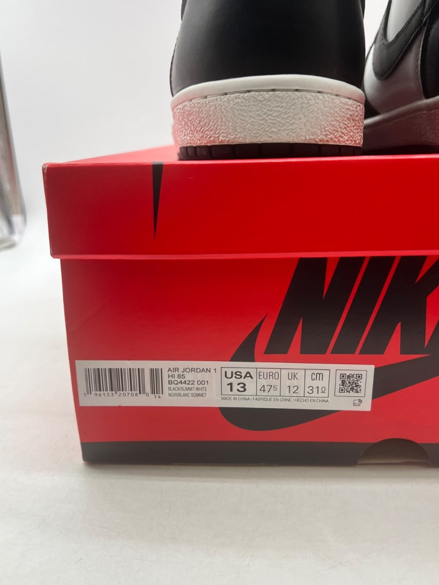 Jordan 1 Retro High '85 Black White (2023) 13 (Moderately Worn Pre-Owned)JordanBlack/Summit White - Image 6