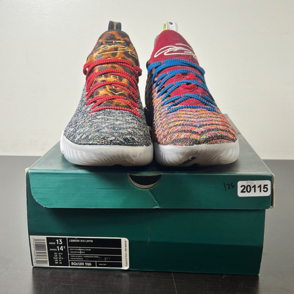 Nike LeBron 16 What The 1 Thru 5 13 (Lightly Worn Pre-Owned)NikeMulti-Color/Multi-Color - Image 2