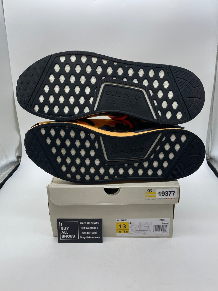 adidas NMD Hu Pharrell Animal Print Leopard Pulse Amber 13 (Moderately Worn Pre-Owned) - Image 7