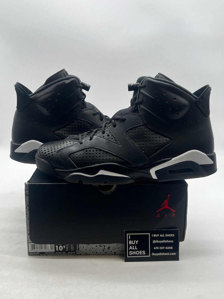 Jordan 6 Retro Black Cat 10.5 (Lightly Worn Pre-Owned) - Image 1