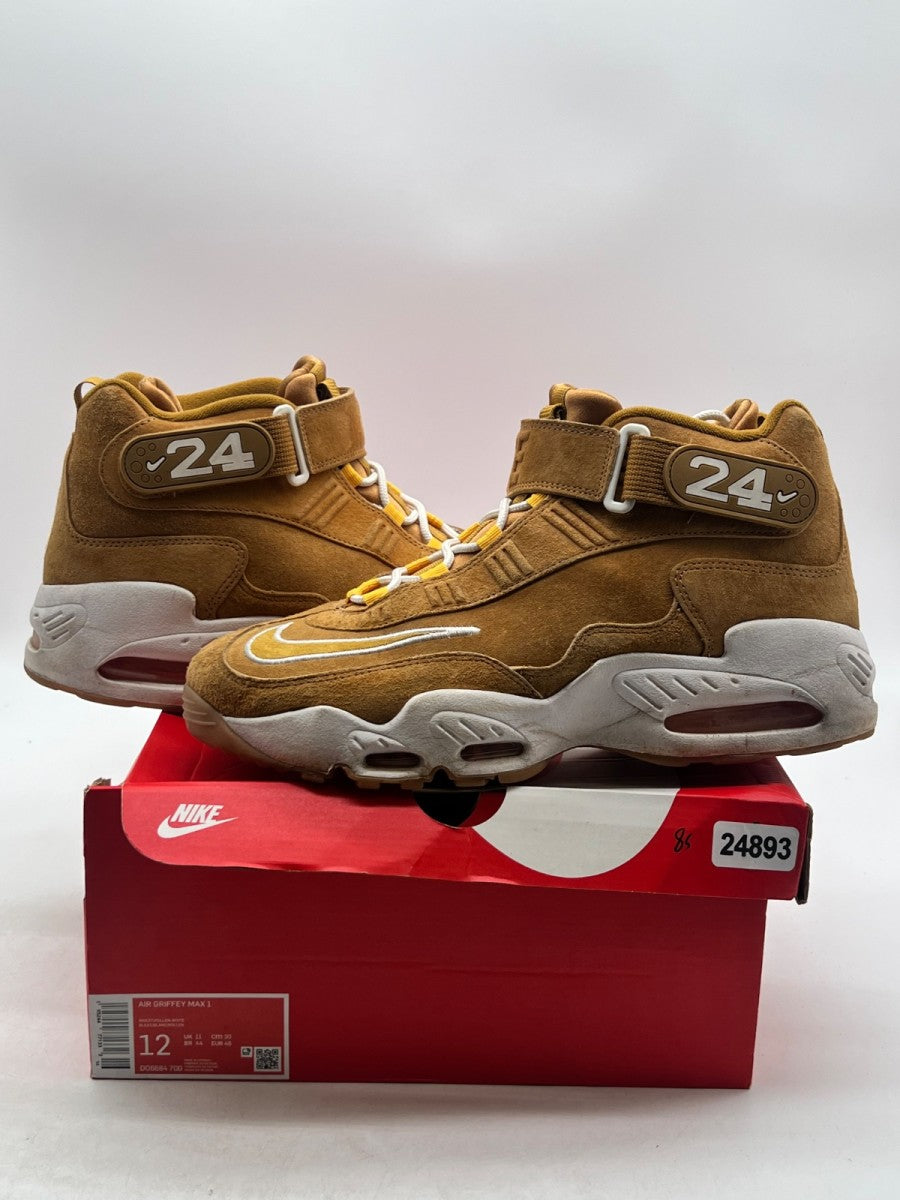 Nike Air Griffey Max 1 Wheat (2022) 12 (Heavily Worn Pre-Owned)NikeWheat/White/Gum Light Brown/Pollen - Image 1