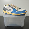 Jordan 1 Low Vintage UNC Grey 12 (Lightly Worn Pre-Owned)JordanWhite/University Blue-Grey-Sail - Image 1