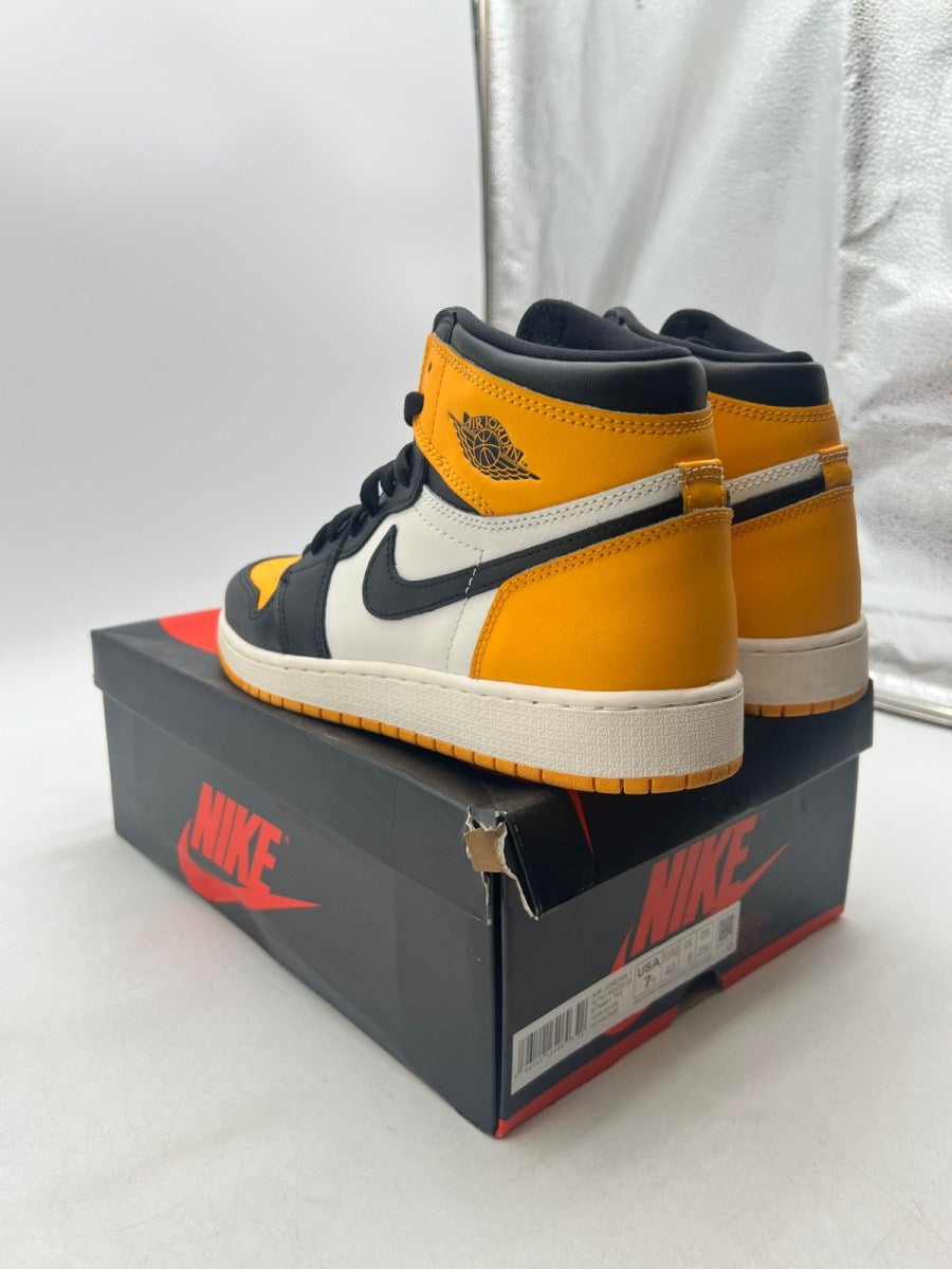 Jordan 1 Retro High OG Taxi (GS) 7Y (Lightly Worn Pre-Owned) - Image 6