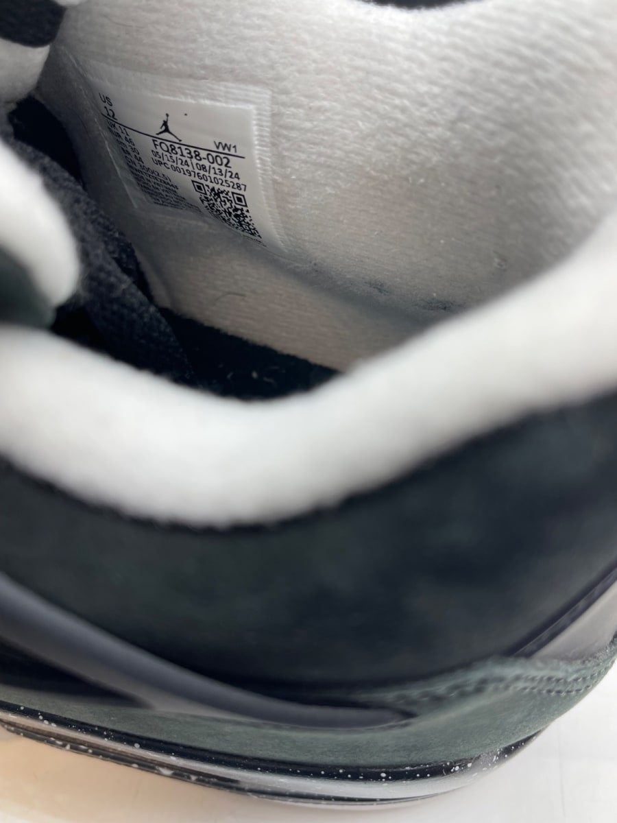 Jordan 4 Retro Fear (2024) 12 (Moderately Worn Pre-Owned)JordanBlack/White/Anthracite/Black/Pure Platinum - Image 8