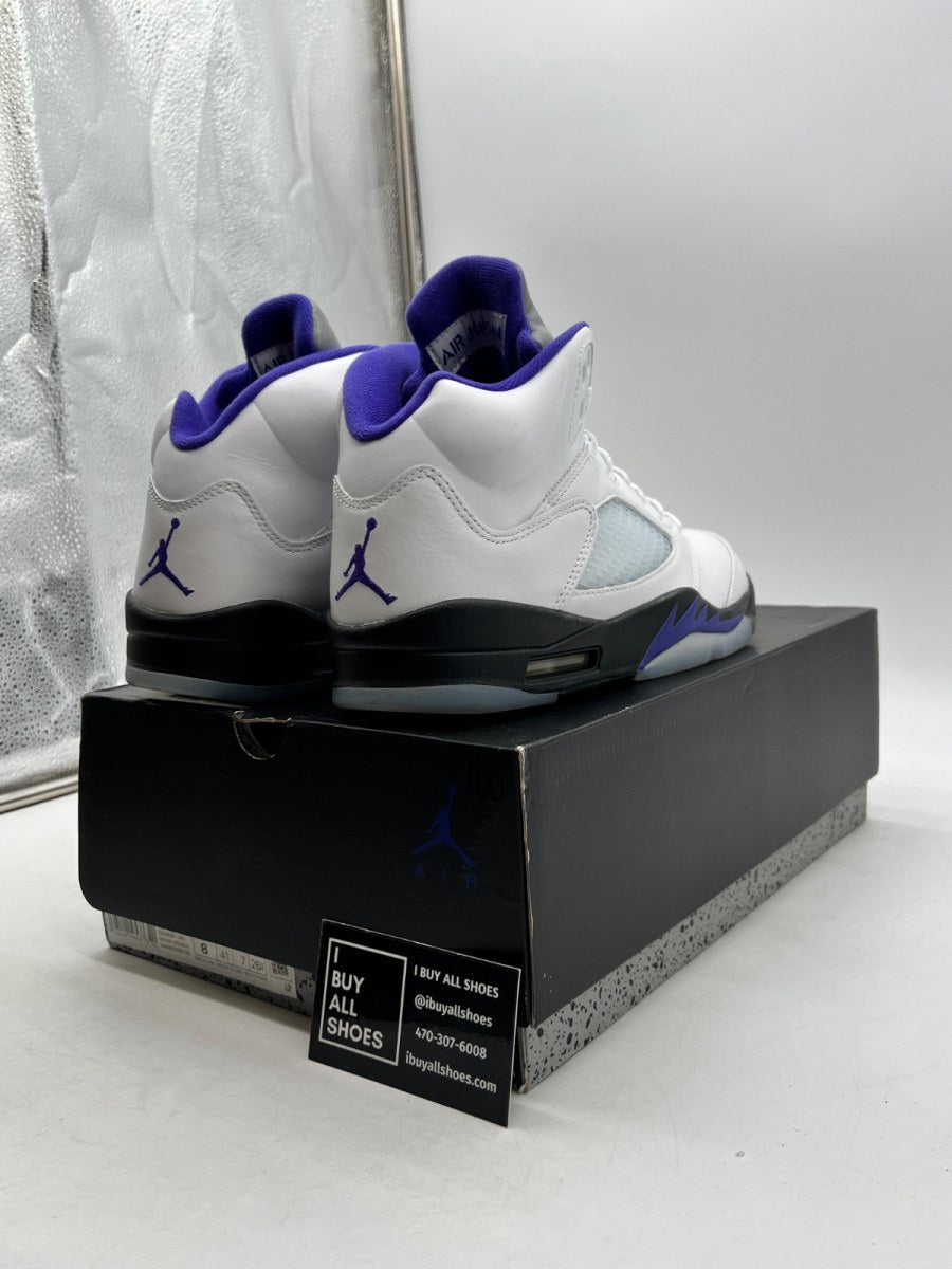 Jordan 5 Retro Dark Concord 8 (Lightly Worn Pre-Owned) - Image 5