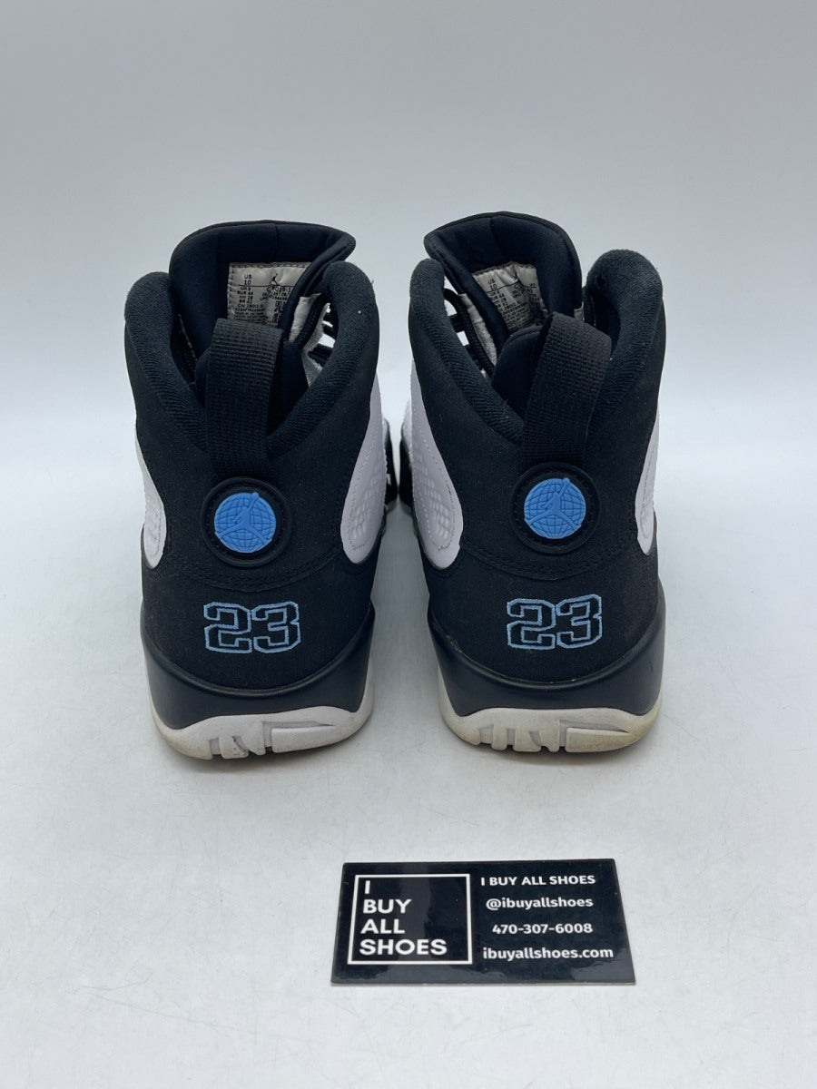 Jordan 9 Retro University Blue 10 (Moderately Worn Pre-Owned) - Image 3